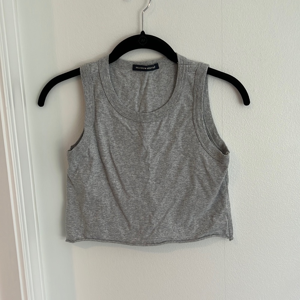 Brandy Cropped Tank